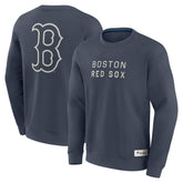 Boston Red Sox Elements Future Ground Lettering Pullover Sweatshirt Blue