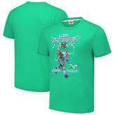 Saquon Barkley Philadelphia Eagles Homage Unisex NFL Blitz Player Tri-Blend T-Shirt - Heathered Kelly Green discount