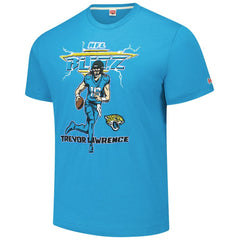 Trevor Lawrence Jacksonville Jaguars Homage Unisex NFL Blitz Player Tri-Blend T-Shirt - Teal discount