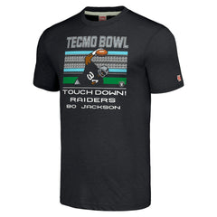 Bo Jackson Las Vegas Raiders Homage Unisex Tecmo Bowl Retired Player Graphic Tri-Blend T-Shirt - Charcoal sale