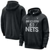 Brooklyn Nets Courtside Club Pullover Hoodie - Black online