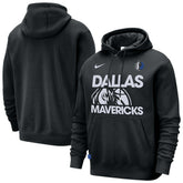 Dallas Mavericks Courtside Club Pullover Hoodie sale - Black outlet