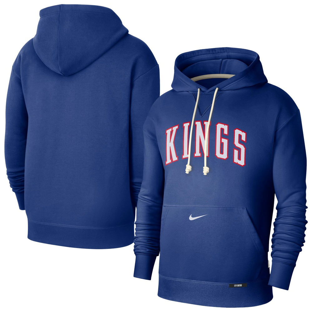 Sacramento Kings 2024/25 City Edition Performance Courtside Standard Issue Pullover Hoodie - Blue outlet