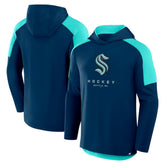 Seattle Kraken Fanatics Meta Game Transitional Pullover Hoodie - Deep Sea Blue Hoodies