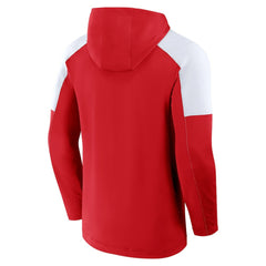 Detroit Red Wings Fanatics Meta Game Transitional Pullover Hoodie - Red Hoodies