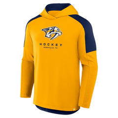 Nashville Predators Fanatics Meta Game Transitional Pullover Hoodie - Gold Hoodies