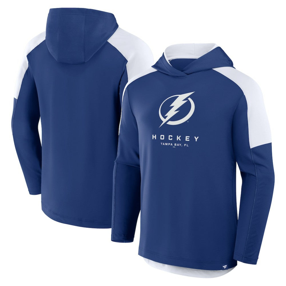 Tampa Bay Lightning Fanatics Meta Game Transitional Pullover Hoodie - Blue Hoodies