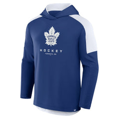 Toronto Maple Leafs Fanatics Meta Game Transitional Pullover Hoodie - Blue Hoodies