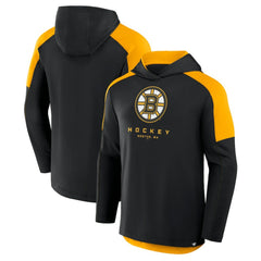 Boston Bruins Fanatics Meta Game Transitional Pullover Hoodie - Black Hoodies