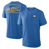 Buffalo Sabres Fanatics Fan Lanes Tri-Blend T-Shirt - Heather Royal T-shirts