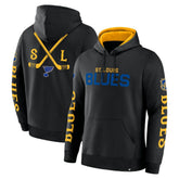 St. Louis Blues Fanatics Big City Legacy Fleece Pullover Hoodie - Black Hoodies