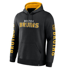 Boston Bruins Fanatics Big City Legacy Fleece Pullover Hoodie - Black Hoodies