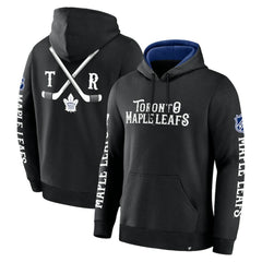 Toronto Maple Leafs Fanatics Big City Legacy Fleece Pullover Hoodie - Black Hoodies