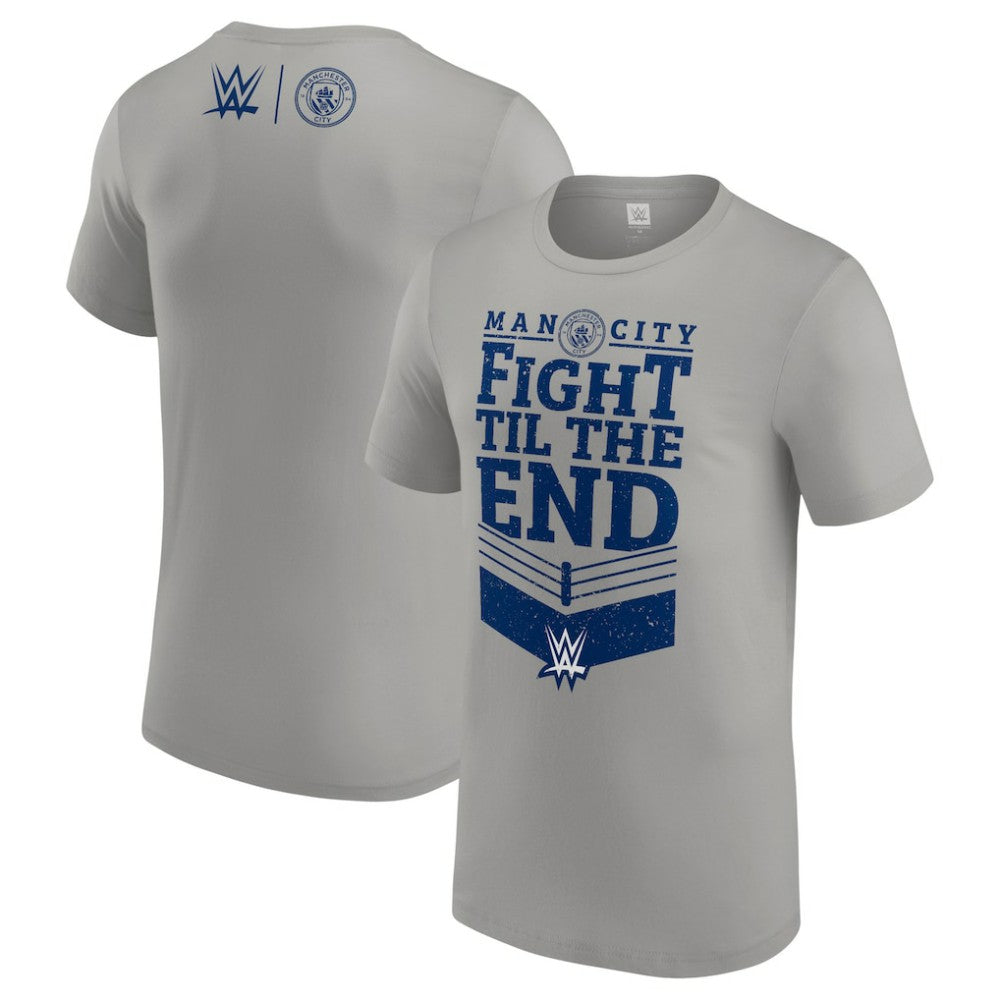 WWE x Manchester City Fight til the End Discount - Gray