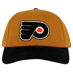 Philadelphia Flyers American Needle Burnett Adjustable Hat - Tan/Black Hats