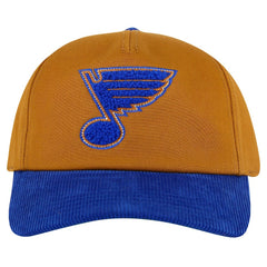 St. Louis Blues American Needle Burnett Adjustable Hat - Tan/Blue Hats