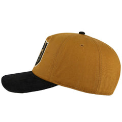 Vegas Golden Knights American Needle Burnett Adjustable Hat - Tan/Black Hats