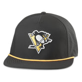 Pittsburgh Penguins American Needle Buxton Pro Tech Adjustable Hat - Black Hats