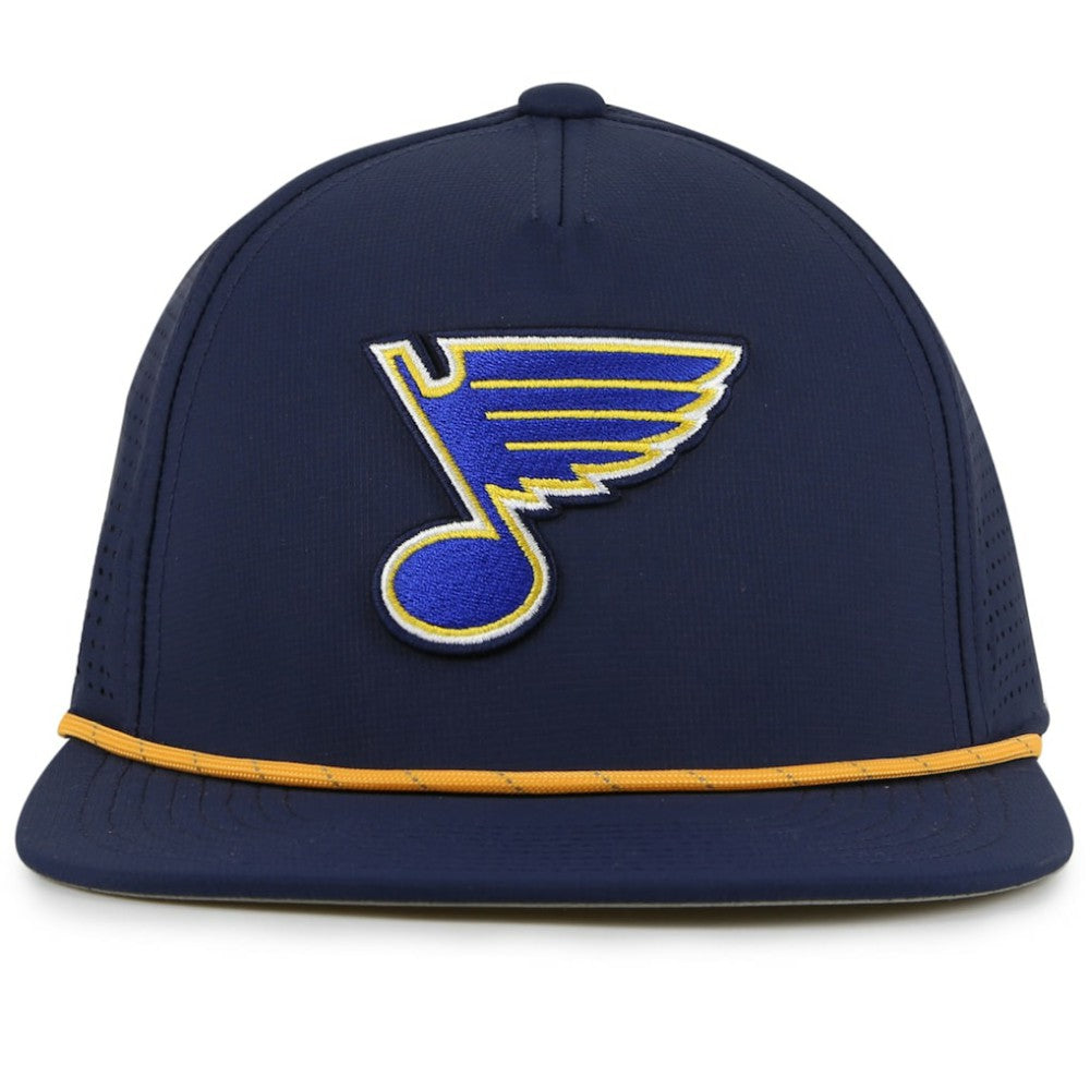 St. Louis Blues American Needle Buxton Pro Tech Adjustable Hat - Navy Hats