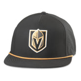 Vegas Golden Knights American Needle Buxton Pro Tech Adjustable Hat - Black Hats