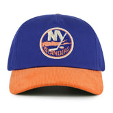 New York Islanders American Needle Burnett Adjustable Hat - Royal/Orange Hats