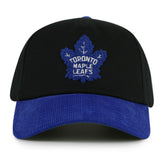 Toronto Maple Leafs American Needle Burnett Adjustable Hat - Black/Blue Hats