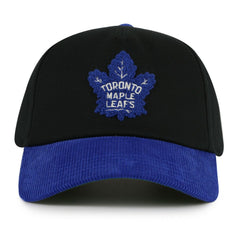 Toronto Maple Leafs American Needle Burnett Adjustable Hat - Black/Blue Hats
