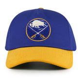 Buffalo Sabres American Needle Burnett Adjustable Hat - Royal/Gold Hats