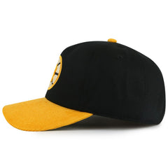 Boston Bruins American Needle Burnett Adjustable Hat - Black/Gold Hats