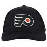 Philadelphia Flyers American Needle Valin Camo Super Tech Vented Adjustable Hat - Black Hats