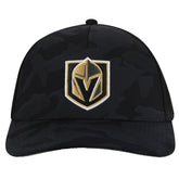 Vegas Golden Knights American Needle Valin Camo Super Tech Vented Adjustable Hat - Black Hats