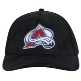 Colorado Avalanche American Needle Valin Camo Super Tech Vented Adjustable Hat - Black Hats