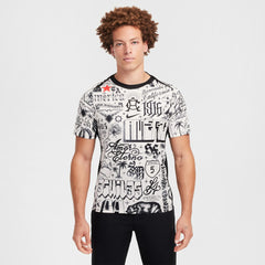 Club America 2024/25 CA x CA Academy Pro Pre-Match Performance Top - Cream outlet