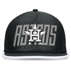 Houston Astros Let's Glow Line Drive Snapback Hat Black