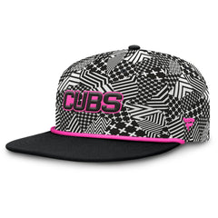 Chicago Cubs Let's Glow Moon Shot Snapback Hat Black