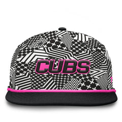 Chicago Cubs Let's Glow Moon Shot Snapback Hat Black