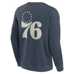Philadelphia 76ers Elements Future Ground Lettering Pullover Sweatshirt - Blue shop