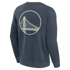 Golden State Warriors Elements Future Ground Lettering Pullover Sweatshirt sale - Blue online