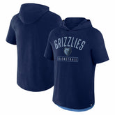 Memphis Grizzlies Pass Legend Raglan Hoodie T-Shirt - Navy online