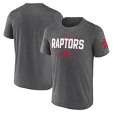 Toronto Raptors Logo Athletic Block Practice Performance T-Shirt - Heather Charcoal shop
