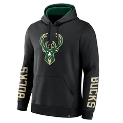 Milwaukee Bucks Legacy Guard Pullover Hoodie - Black cheap