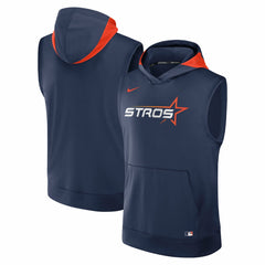 Houston Astros 2025 City Connect Authentic Collection Dri-FIT Sleeveless Hoodie Navy