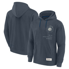 Winnipeg Jets Fanatics Future Ground Info Pullover Hoodie - Navy Hoodies