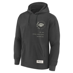 Los Angeles Kings Fanatics Future Ground Info Pullover Hoodie - Charcoal Hoodies