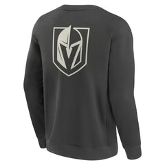 Vegas Golden Knights Fanatics Elements Future Ground Lettering Pullover Sweatshirt - Charcoal Sweatshirts