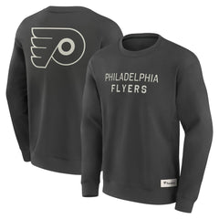 Philadelphia Flyers Fanatics Elements Future Ground Lettering Pullover Sweatshirt - Charcoal Sweatshirts