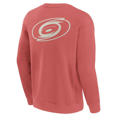 Carolina Hurricanes Fanatics Elements Future Ground Lettering Pullover Sweatshirt - Red Sweatshirts