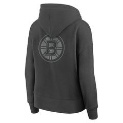 Boston Bruins Fanatics Women's Elements Future Ground Subtle Tonal Pullover Hoodie - Charcoal Hoodies