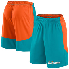 Miami Dolphins Big & Tall Launch Shorts - Aqua/Orange cheap