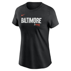 Gunnar Henderson Baltimore Orioles Women's 2024 City Connect Fuse Player Name & Number T-Shirt Black